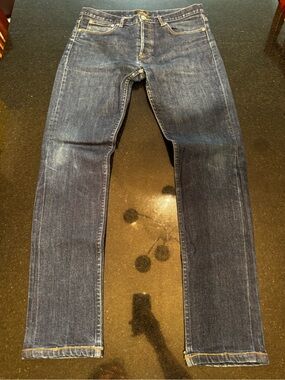 A.P.C. Men's Slim Dark Blue Jeans